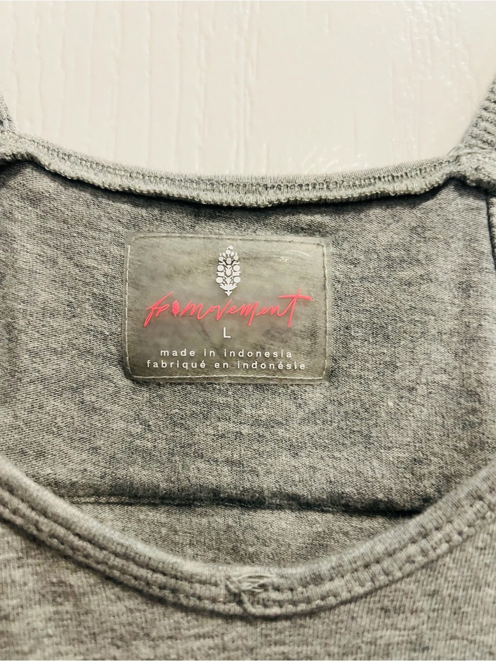 Free People Light Gray Relaxed Romper - Picture 2 of 4